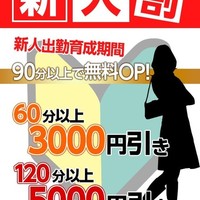 連日新人入店★衝撃価格★新人割引